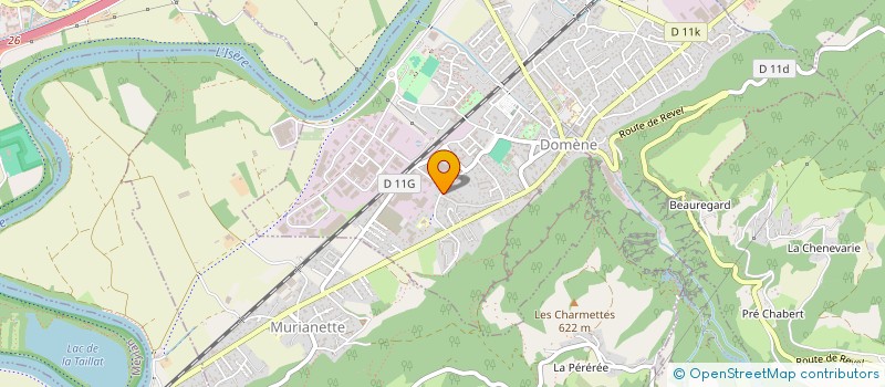 localisation de l'entreprise SCI FM QUANG GUERAUD  DOMENE