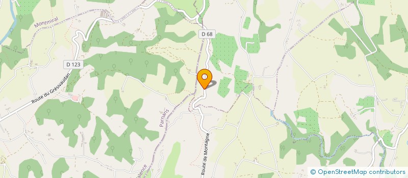 localisation de l'entreprise SCI FM & SA  MONTAGNE