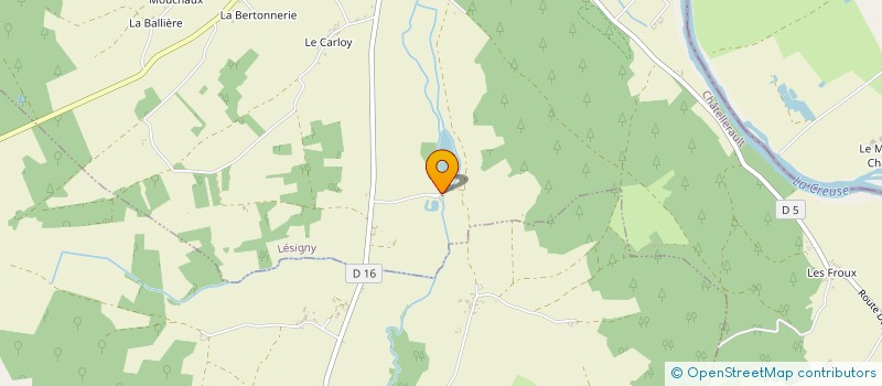 localisation de l'entreprise SCI FM2  LESIGNY