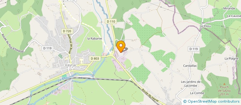 localisation de l'entreprise SCI FM2D  BETAILLE