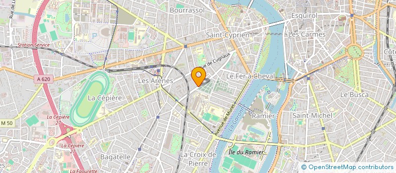 localisation de l'entreprise SCI FM2G à TOULOUSE