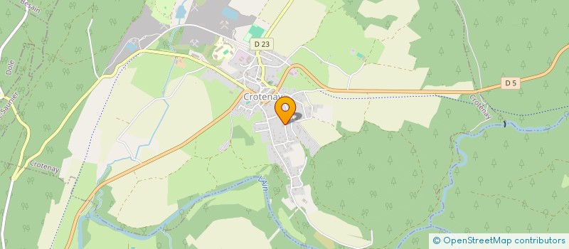 localisation de l'entreprise SCI FM2L  CROTENAY