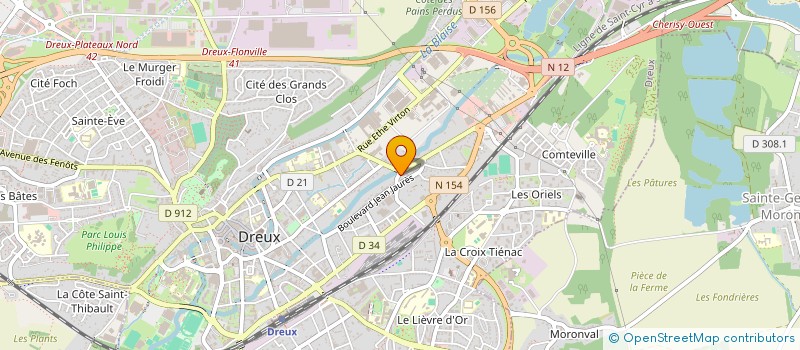 localisation de l'entreprise SCI FMA à DREUX