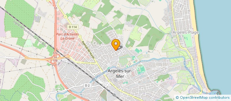 localisation de l'entreprise SCI FMA à ARGELES-SUR-MER