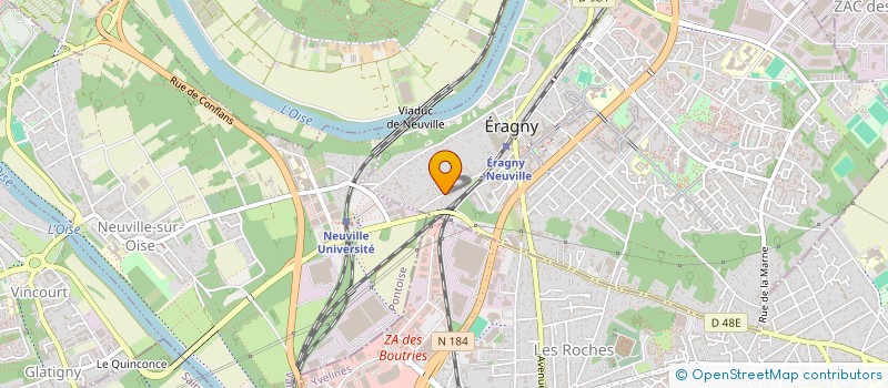localisation de l'entreprise SCI FMAT  ERAGNY