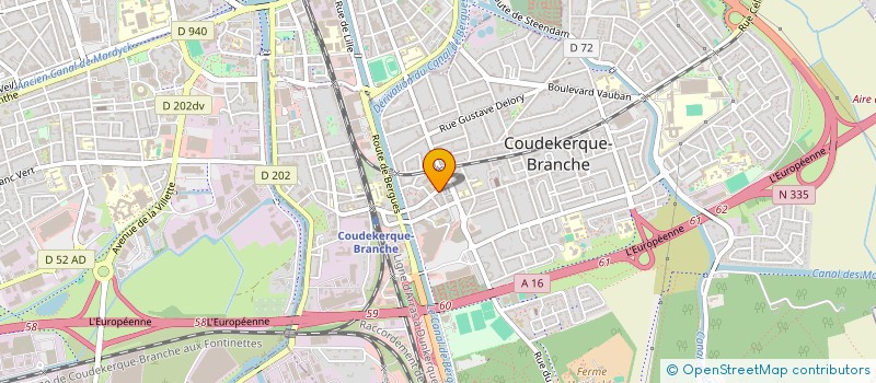 localisation de l'entreprise SCI FMB  COUDEKERQUE-BRANCHE