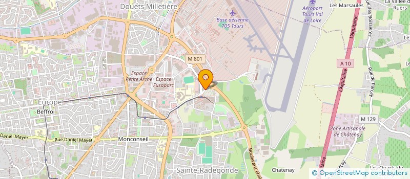 localisation de l'entreprise SCI FMB TOURS  TOURS