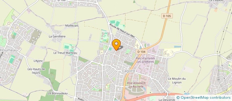 localisation de l'entreprise SCI FMB-TRIANON  LAGORD