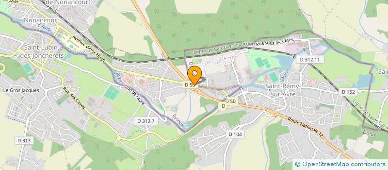 localisation de l'entreprise SCI FMBD à SAINT-REMY-SUR-AVRE