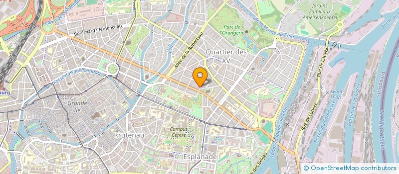 localisation de l'entreprise SCI FMBE  STRASBOURG