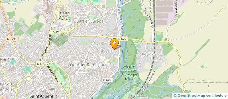 localisation de l'entreprise SCI FMER à SAINT-QUENTIN