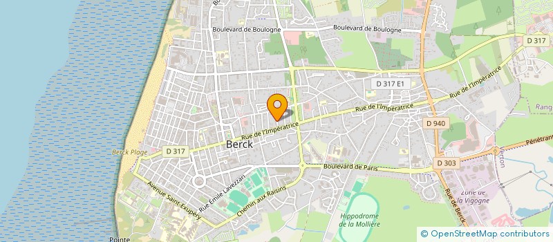 localisation de l'entreprise SCI FMER  BERCK