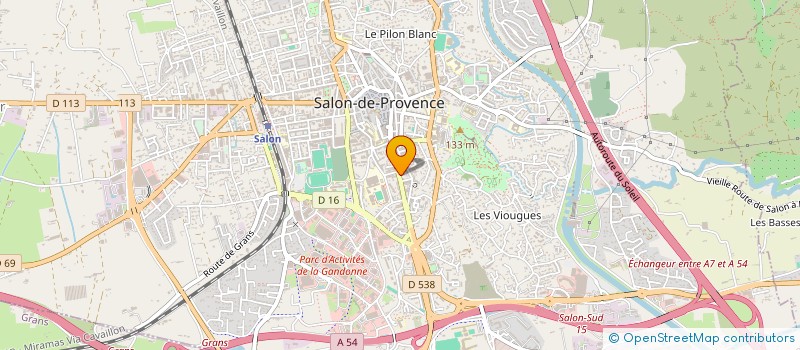 localisation de l'entreprise SCI FMG 1  SALON-DE-PROVENCE