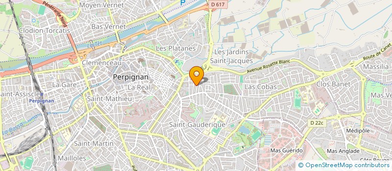 localisation de l'entreprise SCI FMG  PERPIGNAN