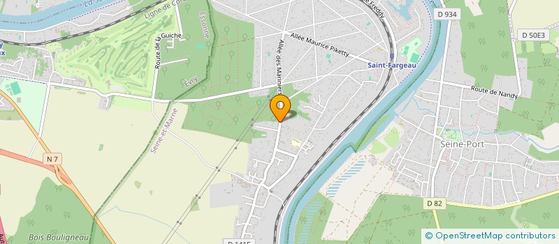 localisation de l'entreprise SCI FMG  SAINT-FARGEAU-PONTHIERRY