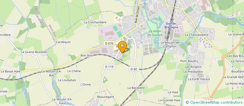 localisation de l'entreprise SCI FMG ELOUTOUAN  DOL-DE-BRETAGNE