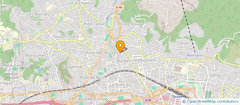 localisation de l'entreprise SCI FMGS  TOULON