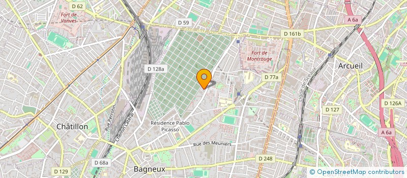 localisation de l'entreprise SCI FMH à BAGNEUX