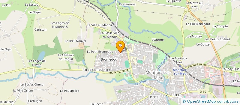 localisation de l'entreprise SCI FMH AZUL  MONTFORT-SUR-MEU