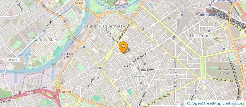 localisation de l'entreprise SCI FMJ à LILLE