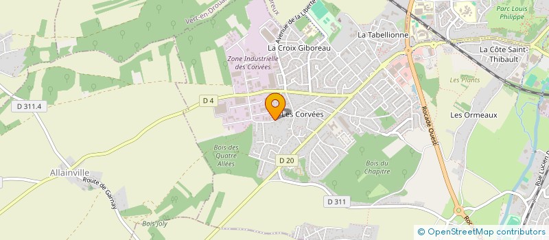 localisation de l'entreprise SCI FMJ à VERNOUILLET