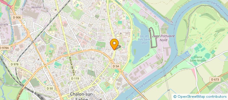 localisation de l'entreprise SCI FMJ à CHALON-SUR-SAONE