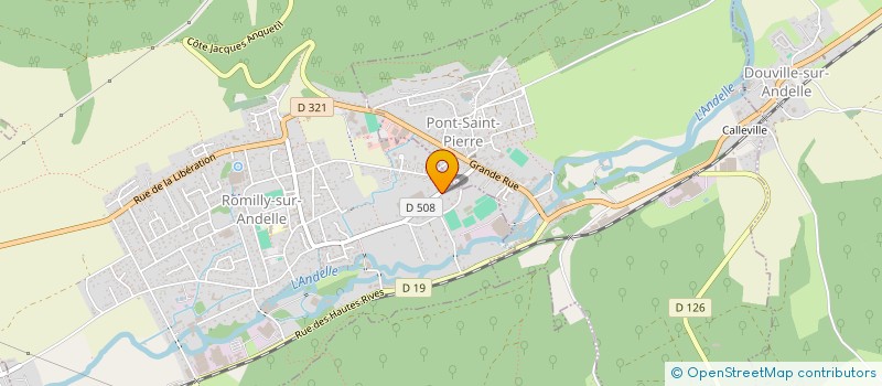 localisation de l'entreprise SCI FMJ HEAD  ROMILLY-SUR-ANDELLE