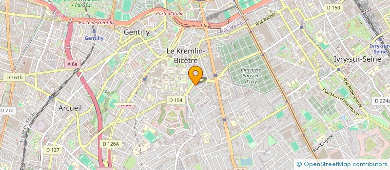 localisation de l'entreprise SCI FMJI BRIVET à LE KREMLIN-BICETRE