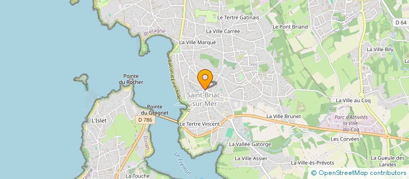 localisation de l'entreprise SCI FMJL  SAINT-BRIAC-SUR-MER