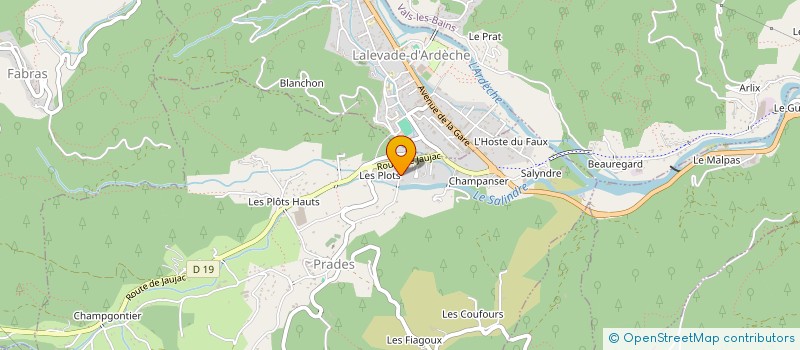 localisation de l'entreprise SCI FML  PRADES