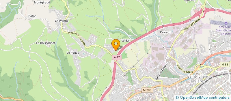 localisation de l'entreprise SCI FMNA  SAINT-CHAMOND