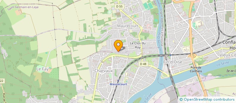 localisation de l'entreprise SCI FMNC  MAURECOURT