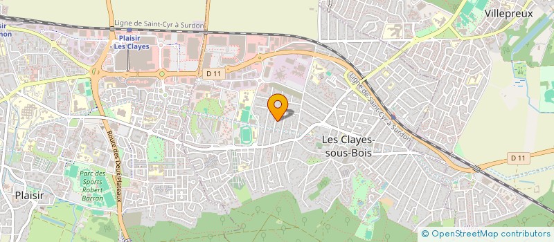 localisation de l'entreprise SCI FMOULINS à LES CLAYES-SOUS-BOIS