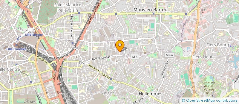 localisation de l'entreprise SCI FMP à LILLE