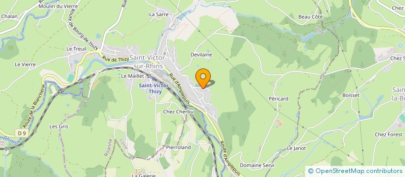 localisation de l'entreprise SCI FMP  SAINT-VICTOR-SUR-RHINS