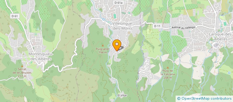 localisation de l'entreprise SCI FMP - LES ALBERES  LAROQUE-DES-ALBERES