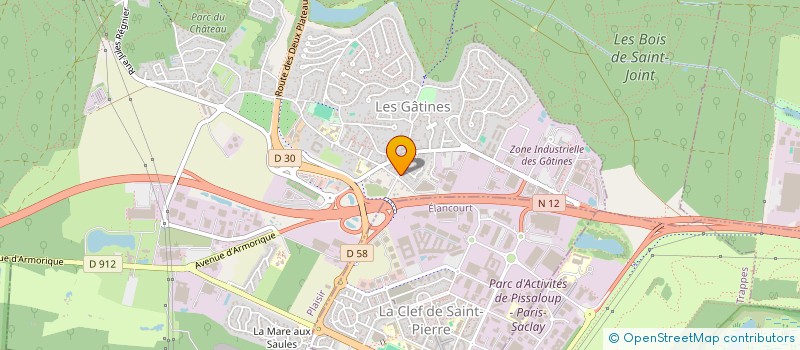 localisation de l'entreprise SCI FMPB  PLAISIR