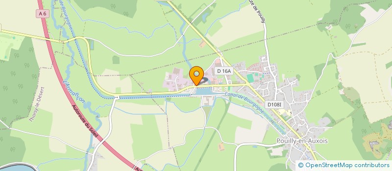 localisation de l'entreprise SCI FMPJ  POUILLY-EN-AUXOIS