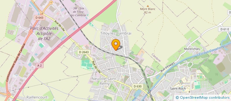 localisation de l'entreprise SCI FMR  TILLOY-LEZ-CAMBRAI