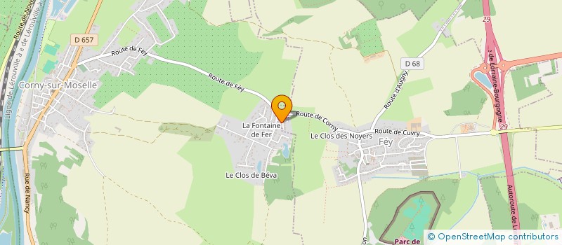 localisation de l'entreprise SCI FMR  FEY