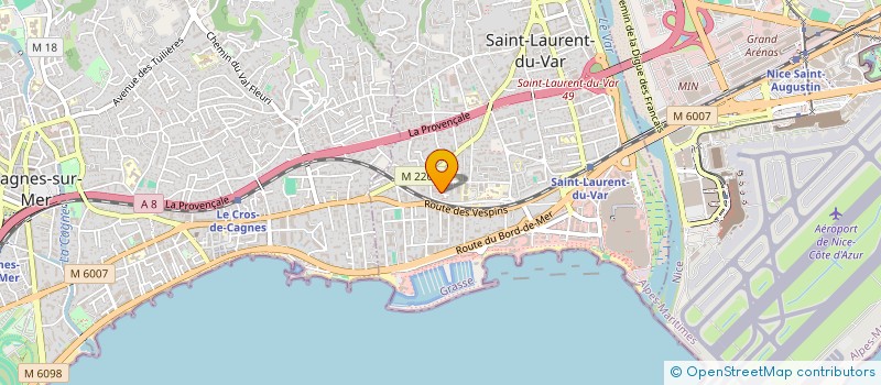 localisation de l'entreprise SCI FMR à SAINT-LAURENT-DU-VAR