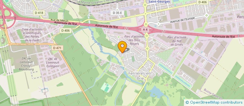 localisation de l'entreprise SCI FMR FERRIERES EN BRIE  COSNAC