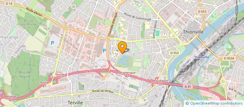 localisation de l'entreprise SCI FMRS - SAN PETRUS à THIONVILLE