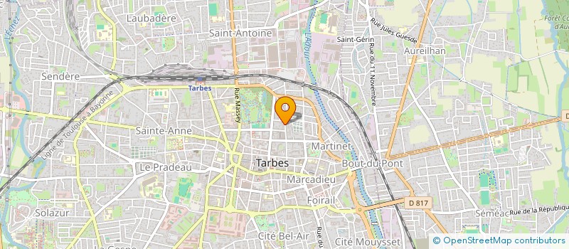 localisation de l'entreprise SCI FMS  TARBES