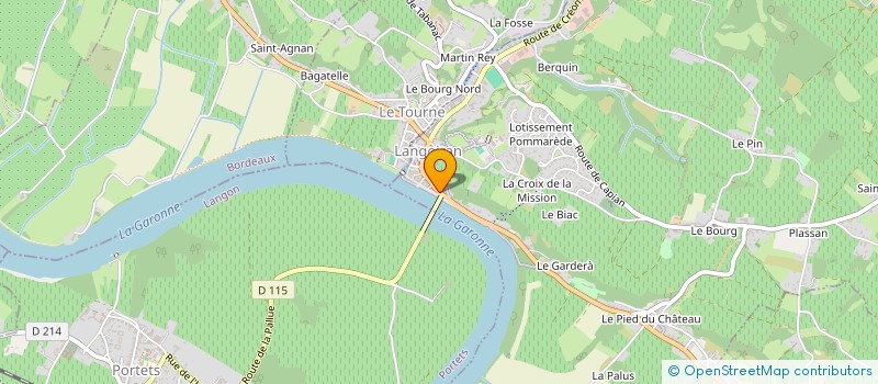 localisation de l'entreprise SCI FMV  LANGOIRAN