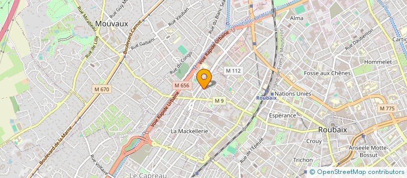 localisation de l'entreprise SCI FN IMMO  TOURCOING