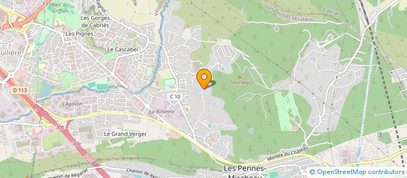 localisation de l'entreprise SCI FNAS à LES PENNES-MIRABEAU