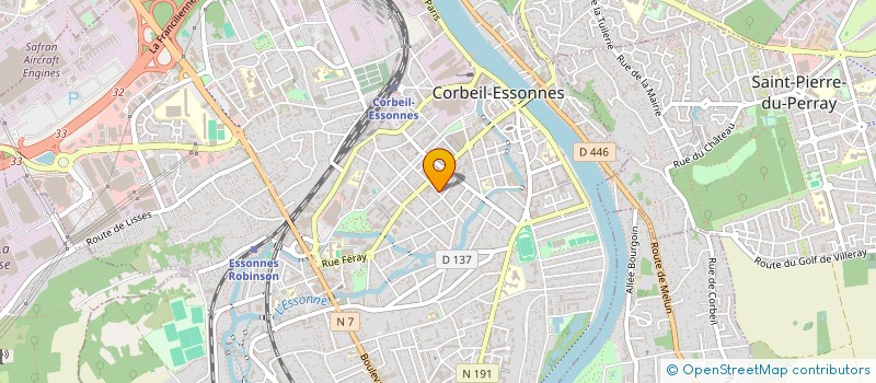 localisation de l'entreprise SCI FNBA à CORBEIL-ESSONNES