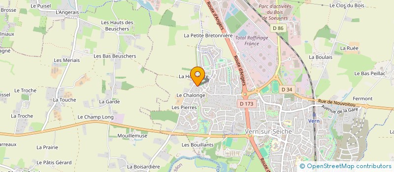 localisation de l'entreprise SCI FNBP  VERN-SUR-SEICHE