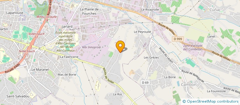 localisation de l'entreprise SCI FNCP à ALBI